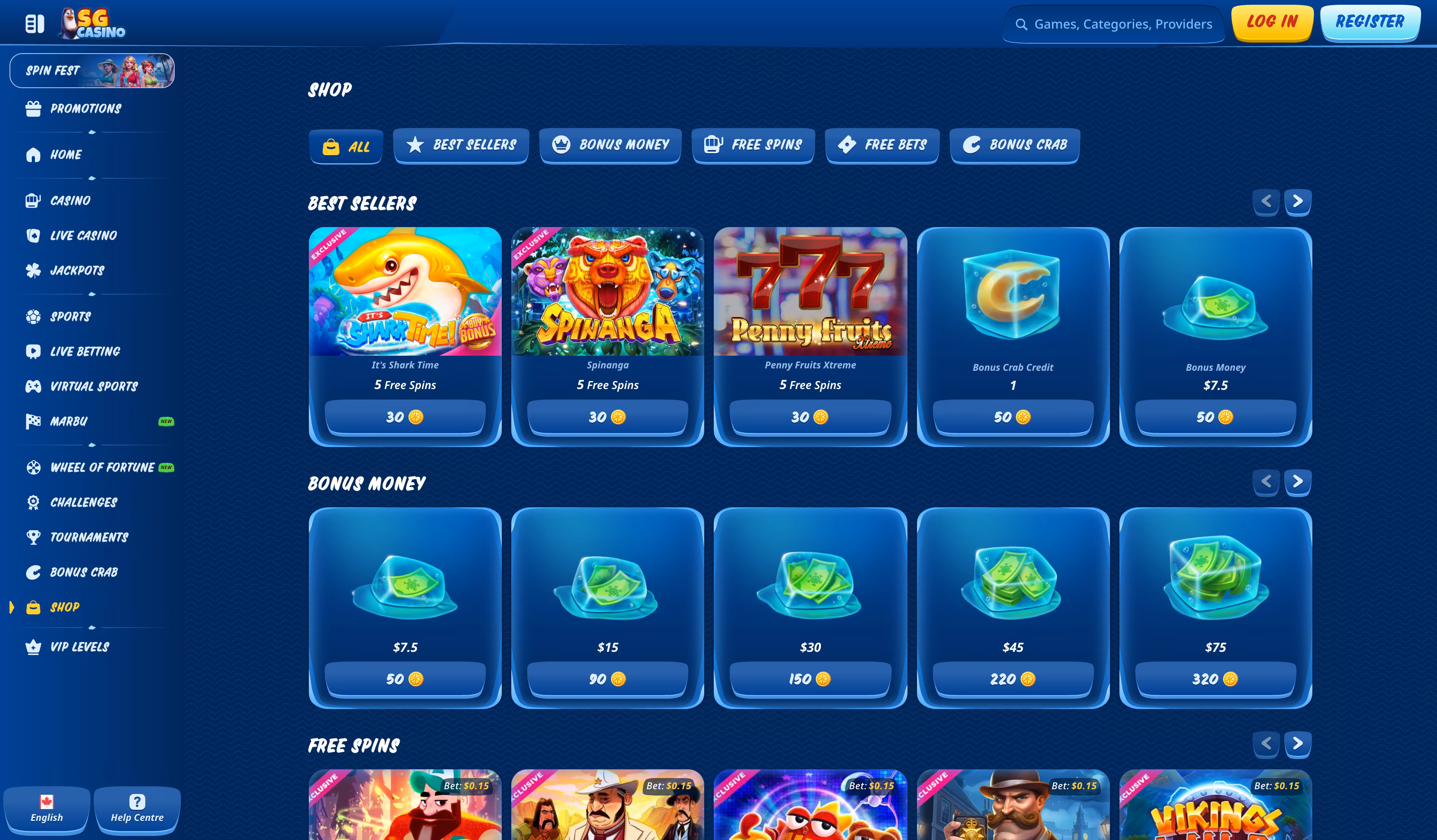 SGCasino Shop